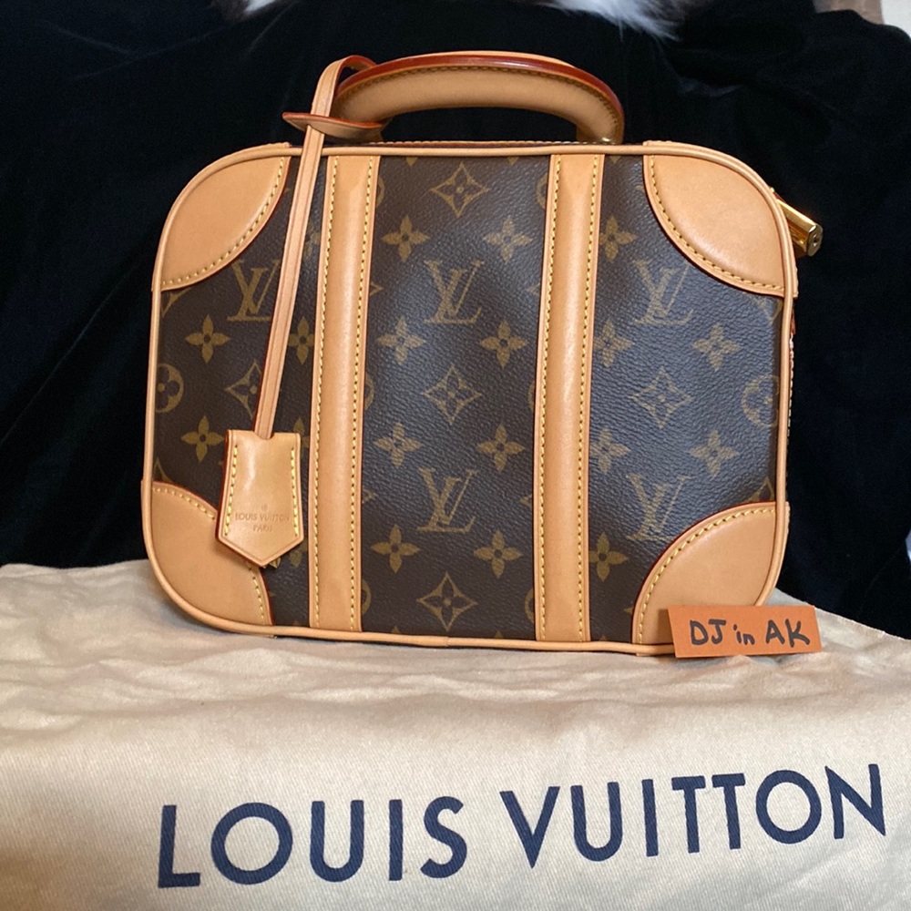 Louis Vuitton Valisette Handbag Monogram Canvas PM- Mini Luggage RUNWAY M44581